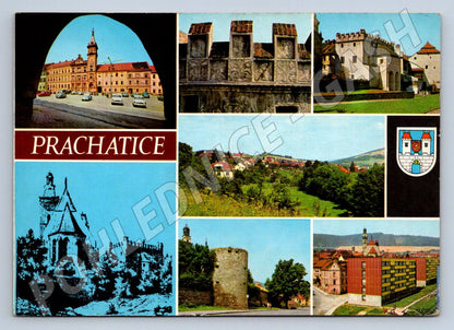 Pohlednice Prachatice různé pohledy (TP2213)