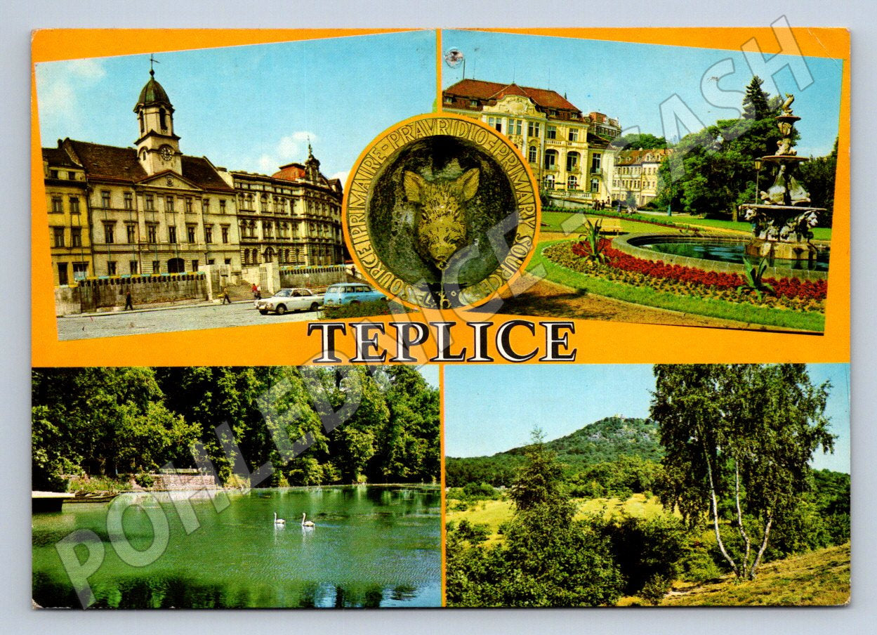 Pohlednice Teplice různé motivy 1973 (TP2217)