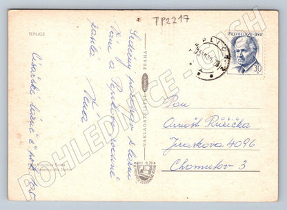 Pohlednice Teplice různé motivy 1973 (TP2217)
