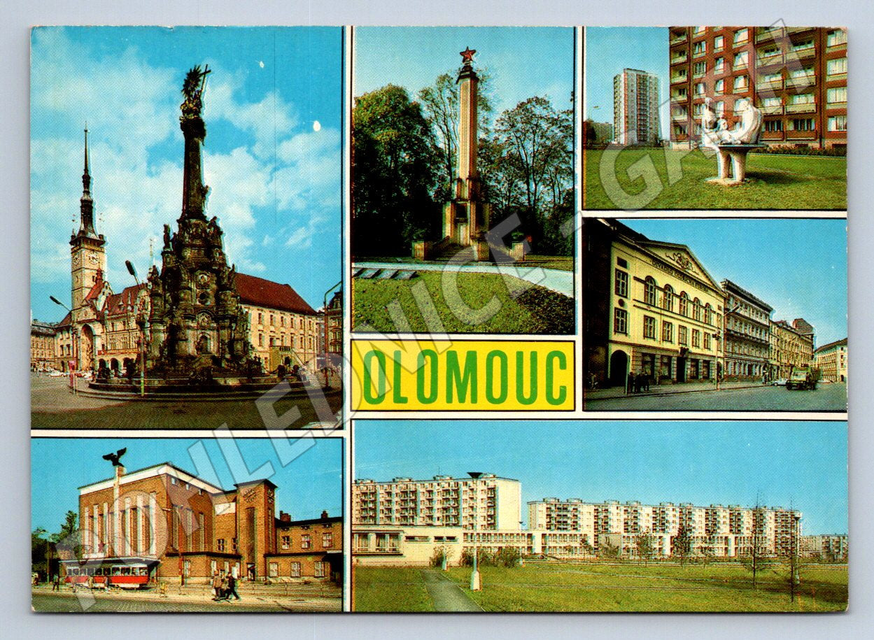 Pohlednice Olomouc moderní stavby a památky (TP2233)