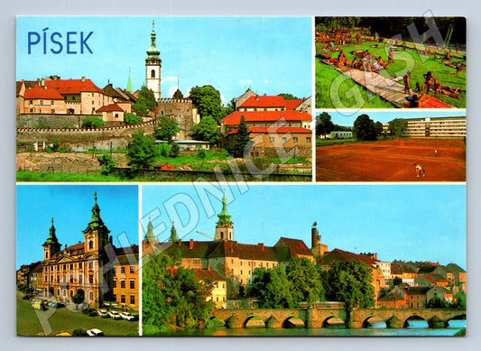 Pohlednice Písek město památky koupaliště (TP2235)