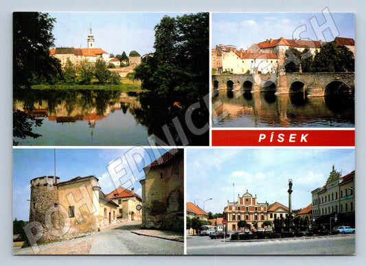 Pohlednice Písek více pohledů (TP2236)