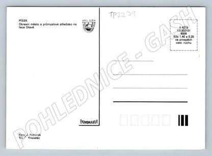 Pohlednice Písek multi-view (TP2239)