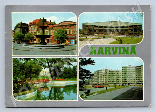 Pohlednice Karviná vícepohledy 1988 (TP2241)