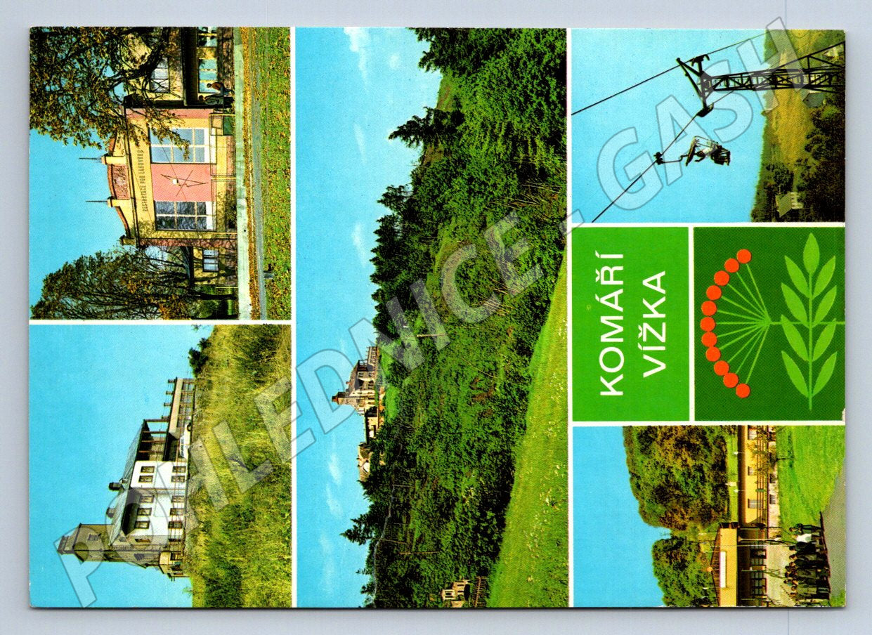 Pohlednice Komáří Vížka hotel a lanovka (TP2248)