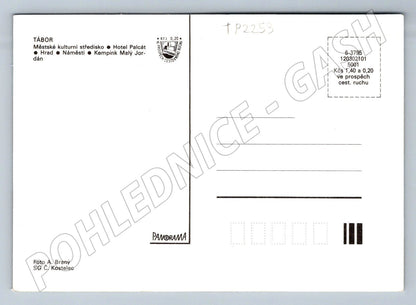 Pohlednice Tábor koláž památky a moderní budovy (TP2253)