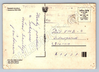 Pohlednice Janské Koupele Zotavovna Mír 1984 (TP2265)