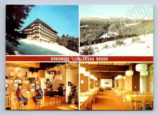 Pohlednice Krkonoše Cihlářská bouda 1993 (TP2268)