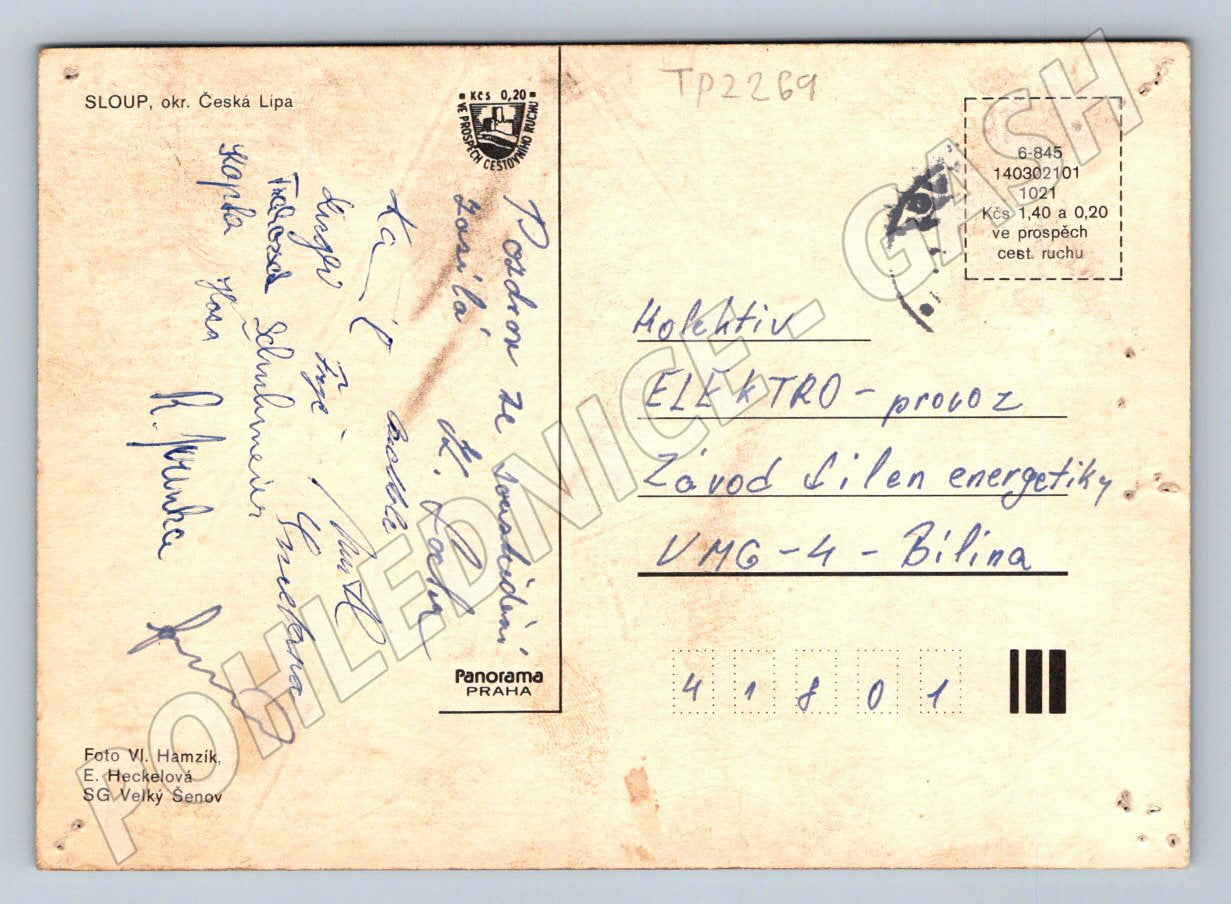 Pohlednice Sloup v Čechách více záběrů (TP2269)