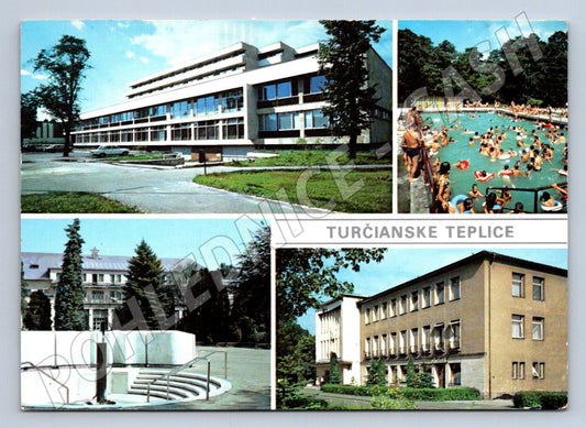 Pohlednice Slovensko Turčianske Teplice lázně 1988 (TP2271)