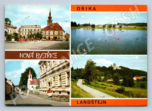 Pohlednice Nová Bystřice Osika Landštejn (TP2279)