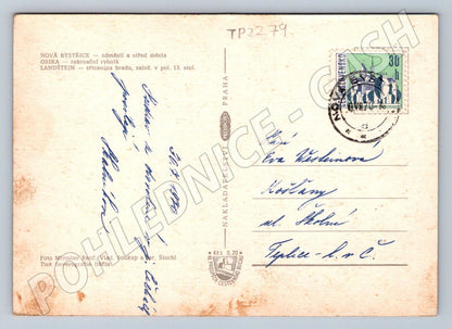 Pohlednice Nová Bystřice Osika Landštejn (TP2279)