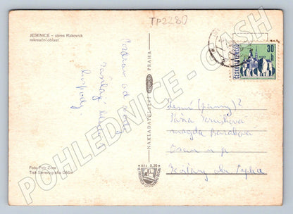 Pohlednice Jesenice jezero obec kemp (TP2280)