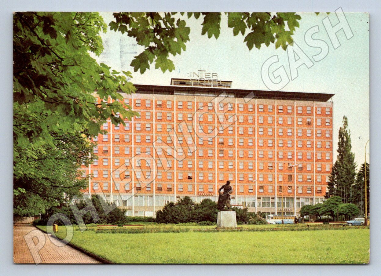 Pohlednice Gottwaldov Interhotel 1974 (TP2284)
