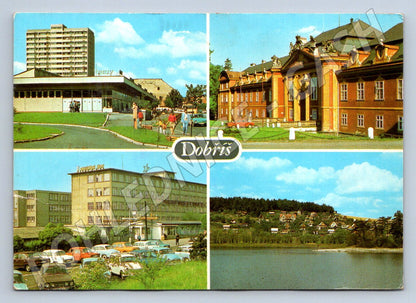 Pohlednice Dobříš multi-view 1979 (TP2291)