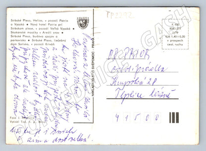 Pohlednice Slovensko Štrbské Pleso jezera hotely 1979 (TP2292)