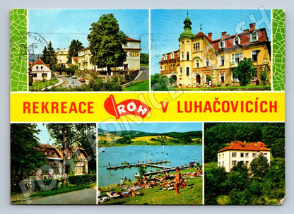 Pohlednice Luhačovice Rekreace ROH více motivů 1975 (TP2294)