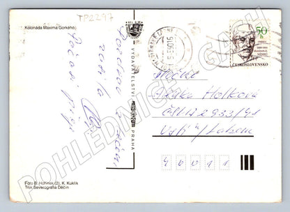 Pohlednice Mariánské Lázně Kolonáda a detaily 196x (TP2297)