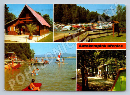 Pohlednice Autokempink Dřenice u Chebu cca 1970s (TP2300)