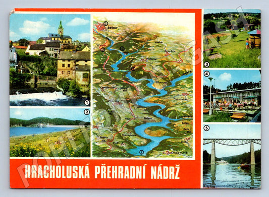 Pohlednice Hracholusky přehradní nádrž multiview (TP2304)