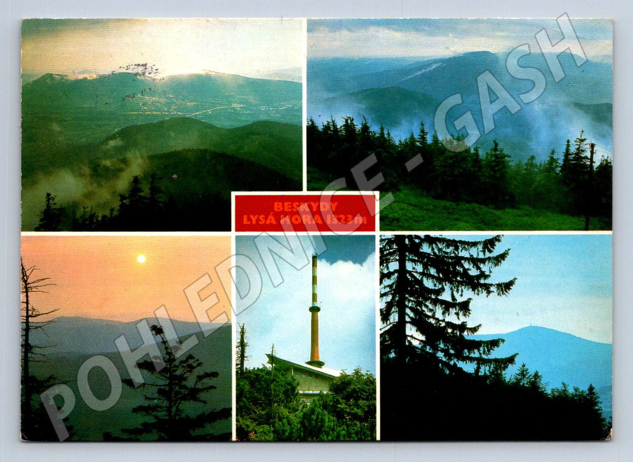 Pohlednice Beskydy Lysá hora multi-view (TP2317)
