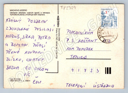 Pohlednice Máchovo jezero rekreace, pláže (TP2329)