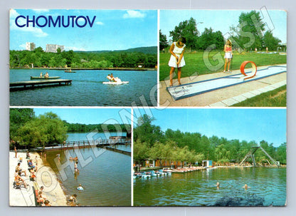Pohlednice Chomutov Kamencové jezero 197x (TP2332)