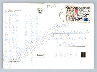 Pohlednice Zvíkov hrad a okolí 1965 (TP2333)