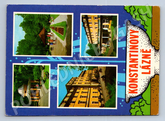 Pohlednice Konstantiny Lázně více pohledů 1973 (TP2334)