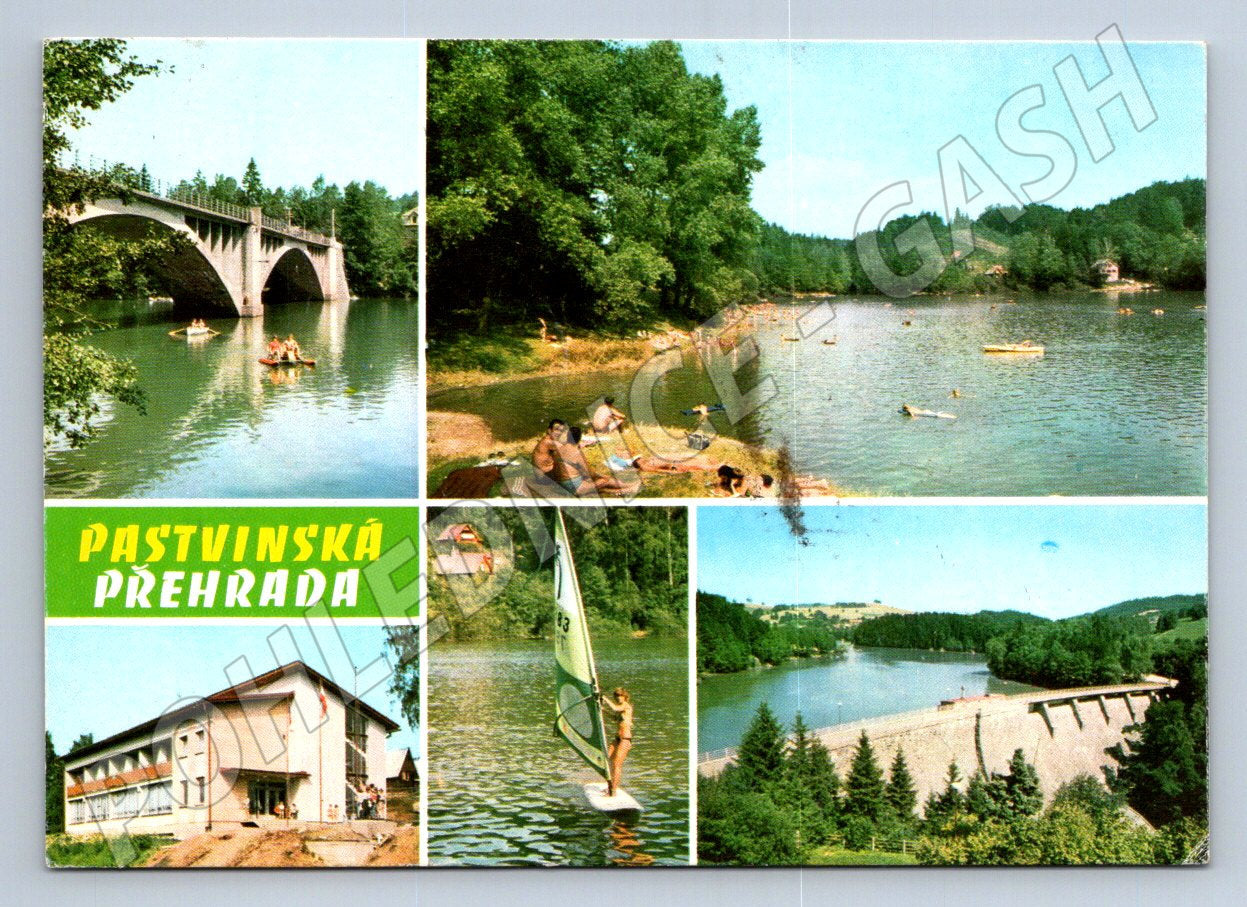 Pohlednice Pastviny Pastvinská přehrada 1983 (TP2337)