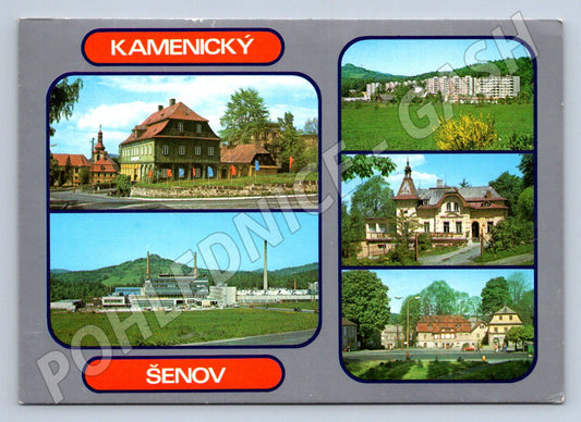 Pohlednice Kamenický Šenov multi-view (TP2342)
