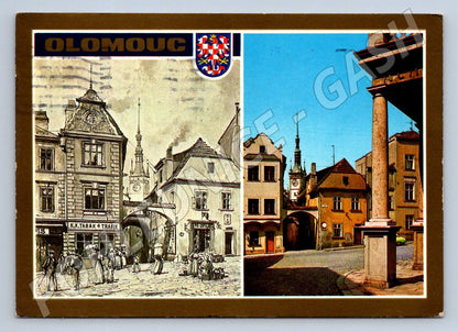 Pohlednice Olomouc Žerotínovo náměstí 1990 (TP2348)