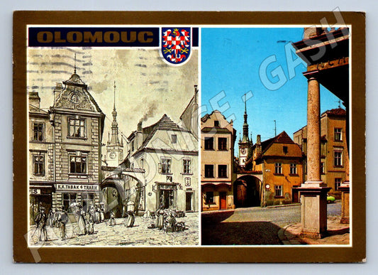 Pohlednice Olomouc Žerotínovo náměstí 1990 (TP2348)