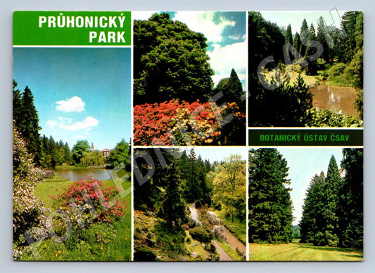 Pohlednice Průhonický park koláž 1981 (TP2350)