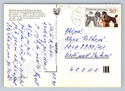 Pohlednice Průhonický park koláž 1981 (TP2350)