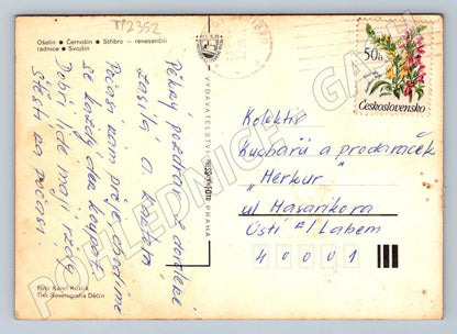 Pohlednice Stříbrsko, renesanční radnice, koláž 1969 (TP2352)