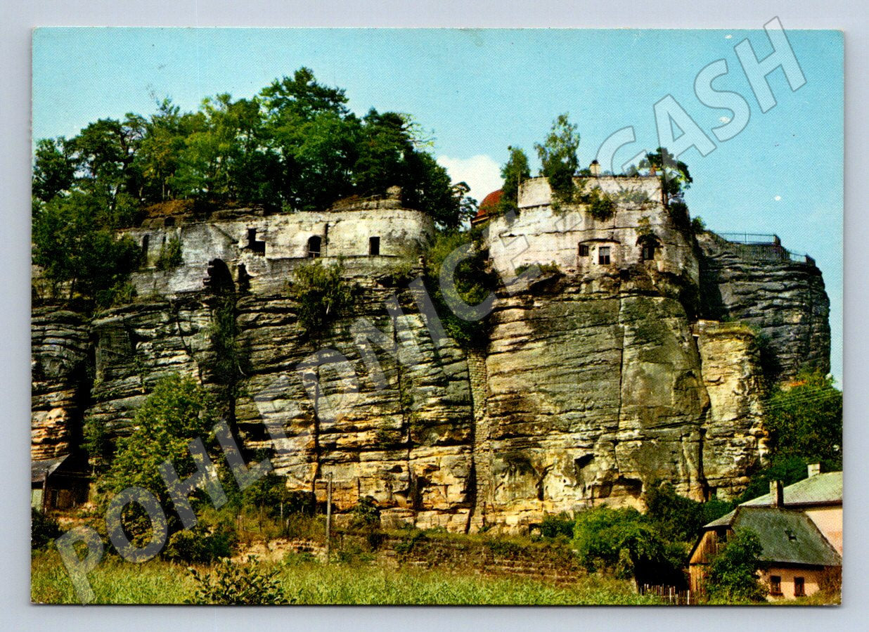 Pohlednice Sloup v Čechách Skalní hrad 198x (TP2359)