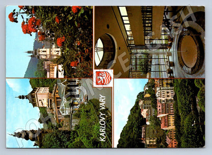Pohlednice Karlovy Vary koláž lázeňské město (TP2360)