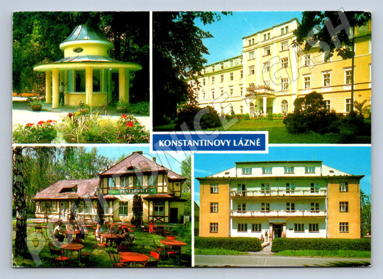 Pohlednice Konstantinovy Lázně více pohledů (TP2367)