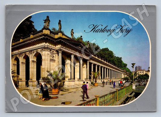 Pohlednice Karlovy Vary Kolonáda přátelství 1983 (TP2368)