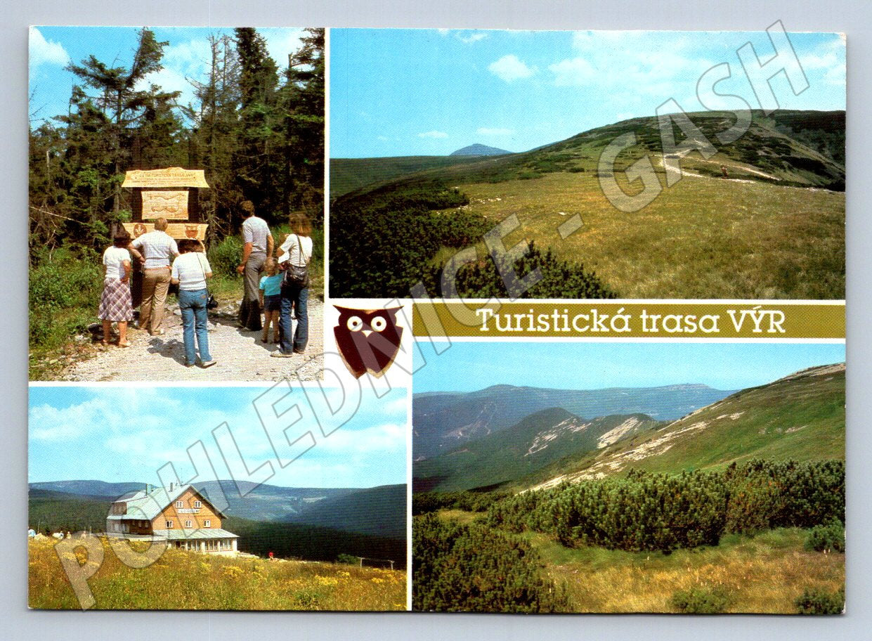 Pohlednice Krkonoše Turistická trasa VÝR (TP2370)