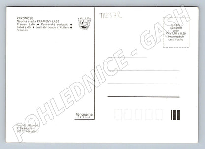 Pohlednice Krkonoše naučná stezka Prameny Labe (TP2372)