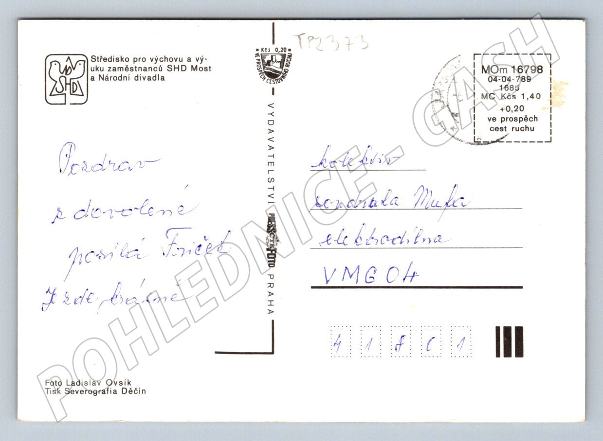 Pohlednice Janov nad Nisou rekreační středisko 1989 (TP2373)