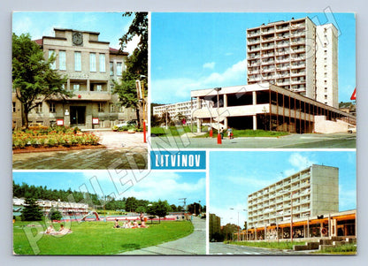 Pohlednice Litvínov více pohledů 1985 (TP2375)