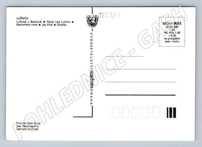Pohlednice Lužnice více záběrů řeky (TP2384)