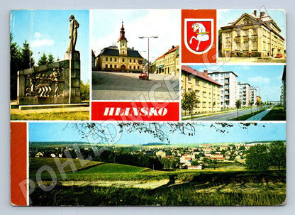 Pohlednice Hlinsko multi-view 1971 (TP2389)