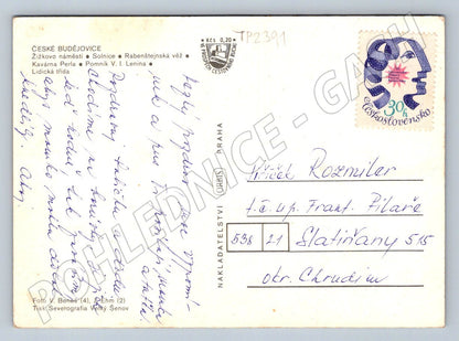 Pohlednice České Budějovice vícepohledová (TP2391)