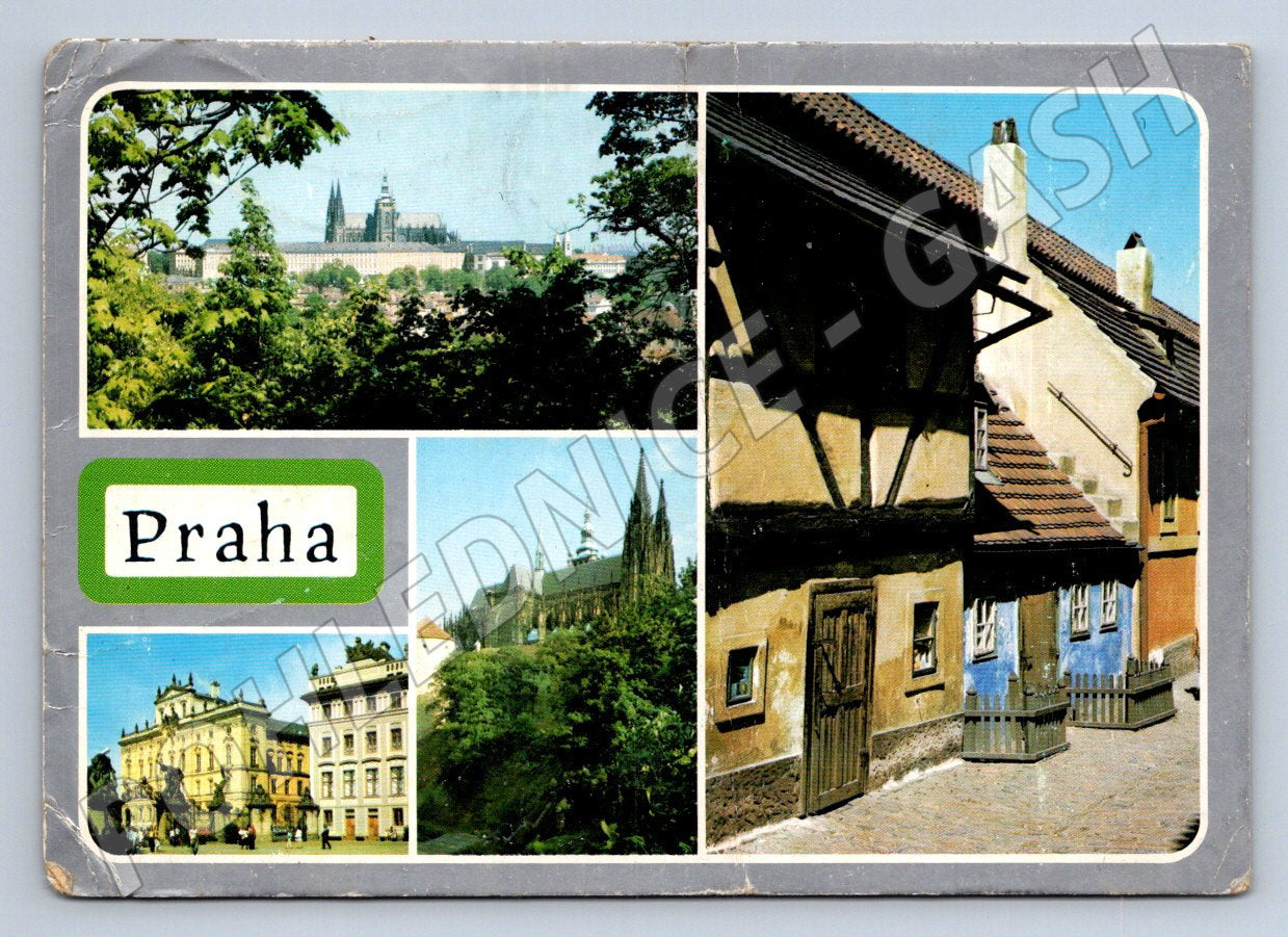 Pohlednice Praha Hradčany, Zlatá ulička 1971 (TP2396)