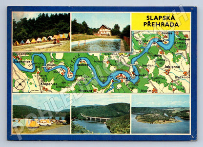 Pohlednice Slapská přehrada autocamping (TP2399)