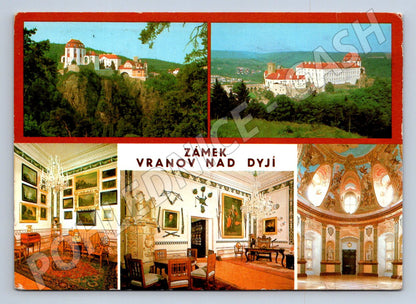 Pohlednice Vranov nad Dyjí zámek různé pohledy (TP2404)